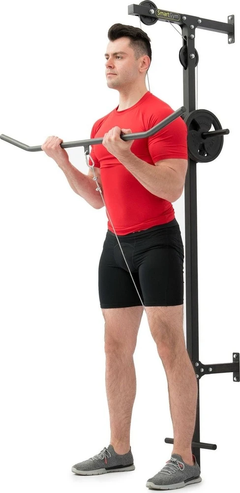 Viršutinės ir apatinės traukos treniruoklis prie sienos SmartGym SG-17
