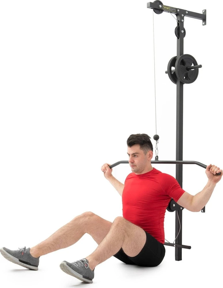 Viršutinės ir apatinės traukos treniruoklis prie sienos SmartGym SG-17
