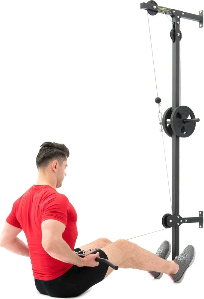 Viršutinės ir apatinės traukos treniruoklis prie sienos SmartGym SG-17