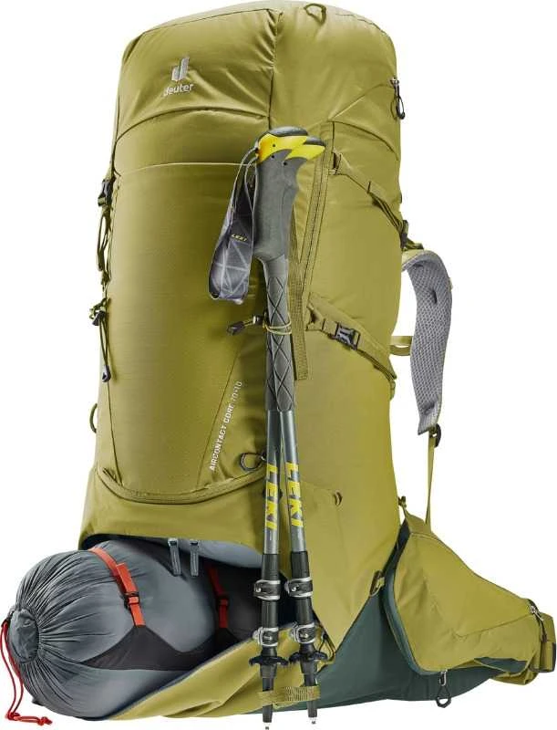 Turistinė kuprinė Deuter Aircontact Core 70+10 - Žalia
