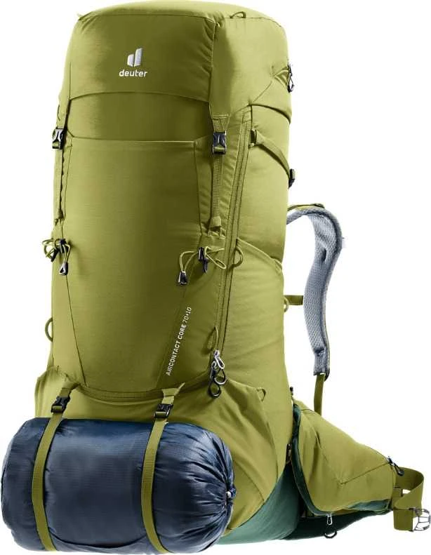 Turistinė kuprinė Deuter Aircontact Core 70+10 - Žalia