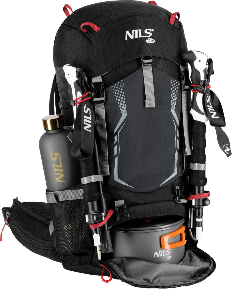 Nils Extreme Turistinė kuprinė Nils Camp NC1993 Northlake, juoda, 30 l
