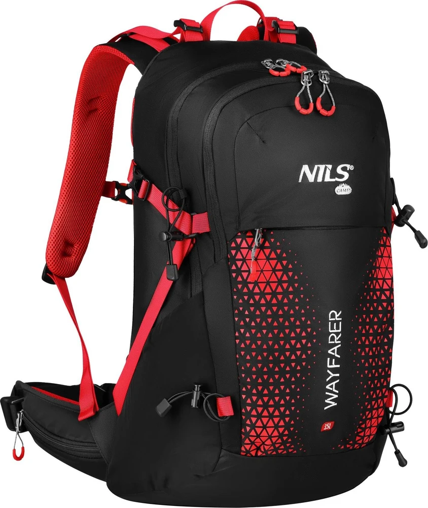 Turistinė kuprinė Nils Camp Wayfarer NC1925, raudona, 35 l