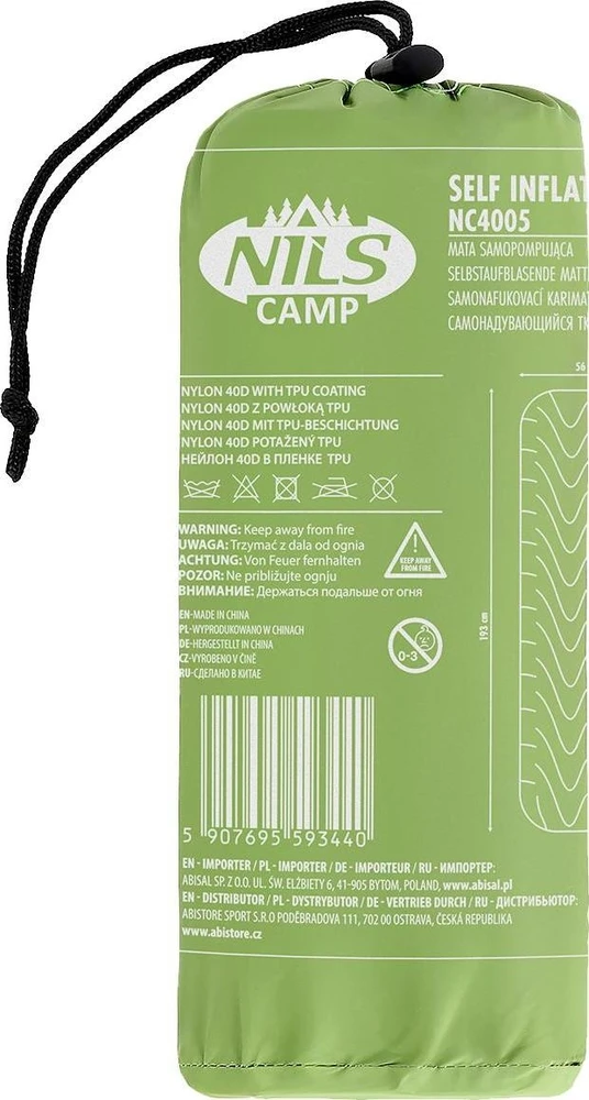 Turistinis kilimėlis Nils Camp NC4005, žalias