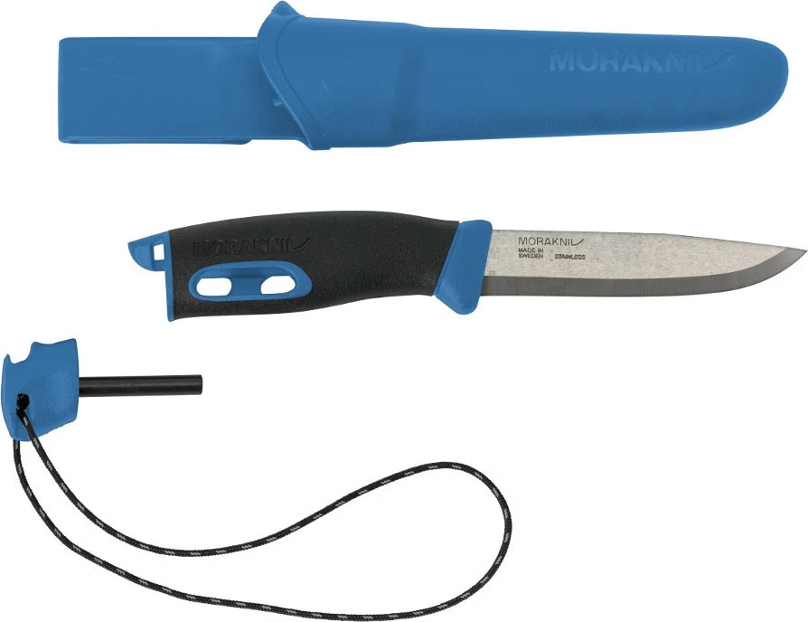 Morakniv Stovyklavimo peilis su ugnies skeltuvu Companion spark (S), 104mm, žalias