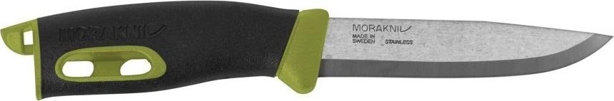 Morakniv Stovyklavimo peilis su ugnies skeltuvu Companion spark (S), 104mm, žalias