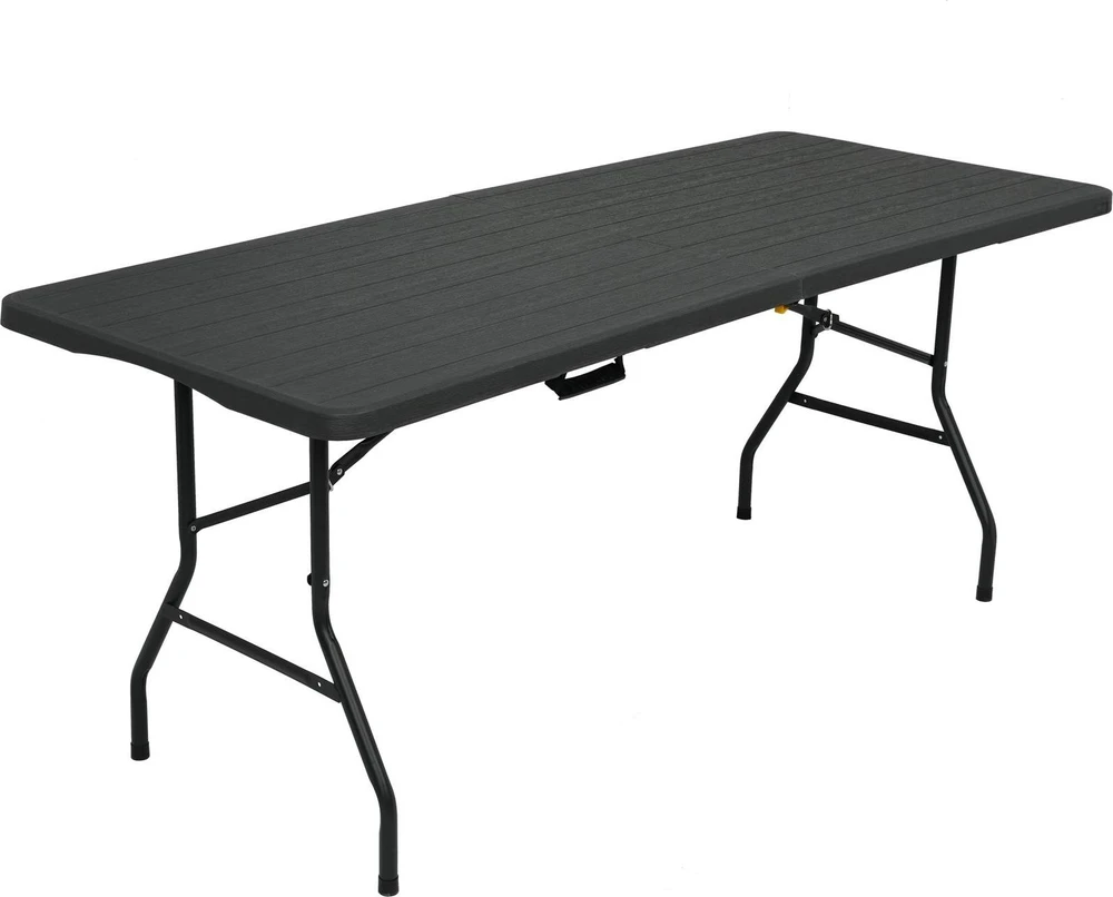 Turistinis stalas NILS CAMP NC1618 180 cm, antracito spalvos