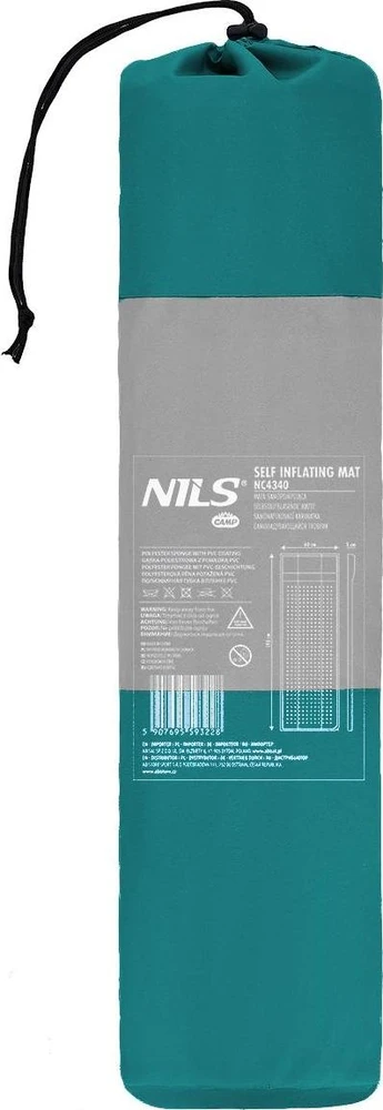 Čiužinys Nils Extreme Turkio ir pilkos spalvos savaime prisipučiantis kilimėlis NC4340 NILS CAMP