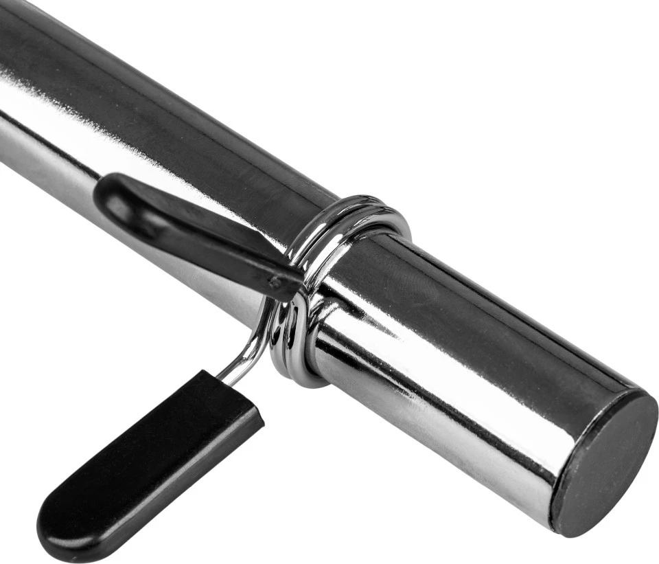 Tuščiaviduris hantelio grifas inSPORTline Onepump 45 cm / 30 mm su fiksatoriais, be sriegio