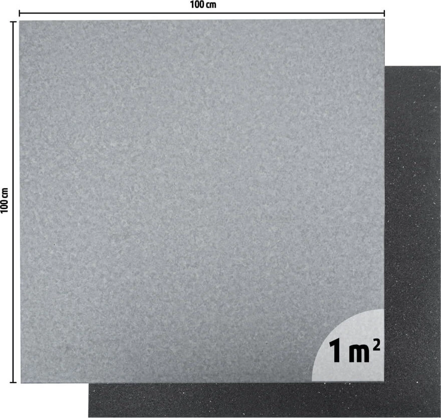 Tvirtas grindų kilimėlis inSPORTline Luxteko Flat 100 x 100 x 1,5 cm