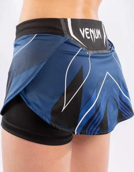 UFC Venum Authentic Fight Night moteriškas sijonas-šortai, mėlynas