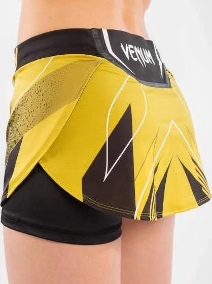UFC Venum Authentic Fight Night moteriškas skortas – geltonas