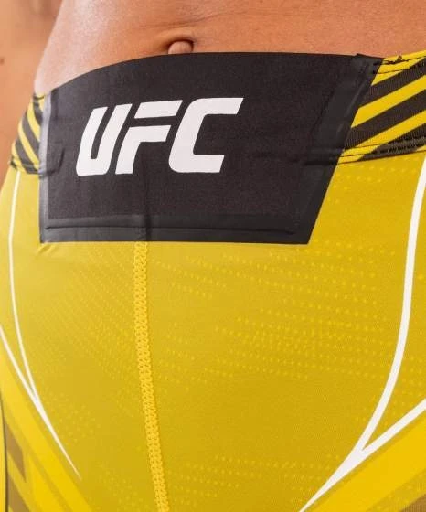 UFC Venum Authentic Fight Night moteriški Vale Tudo šortai – Short Fit – geltoni