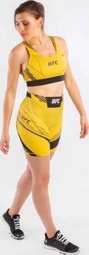 UFC Venum Authentic Fight Night Women's Vale Tudo Shorts - Long Fit - Geltona