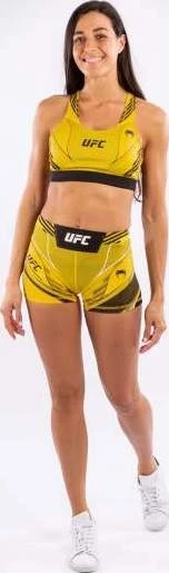 UFC Venum Authentic Fight Night moteriški Vale Tudo šortai – Short Fit – geltoni