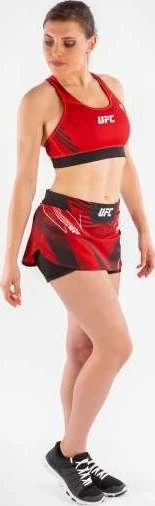UFC Venum Authentic Fight Night moteriškas skortas – raudonas