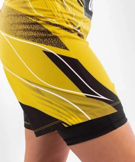 UFC Venum Authentic Fight Night moteriški šortai – Long Fit – geltoni