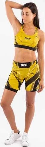 UFC Venum Authentic Fight Night moteriški šortai – Long Fit – geltoni