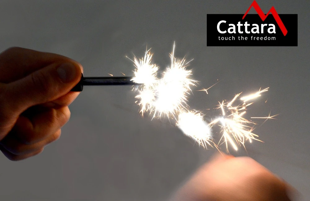 Ugnies skeltuvas iš titnago ir plieno Cattara Spark