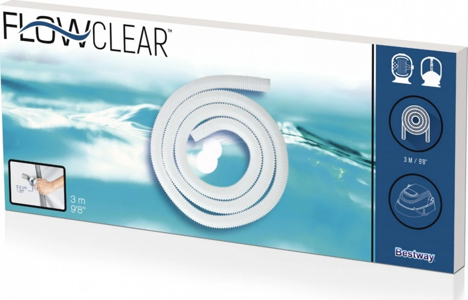 Žarna prie filtro siurblio 3m / 32mm Bestway 58369