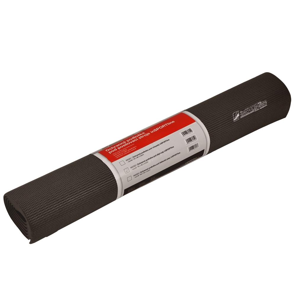 Universalus apsauginis kilimėlis inSPORTline 160 x 80 x 0,6 cm - Juodas