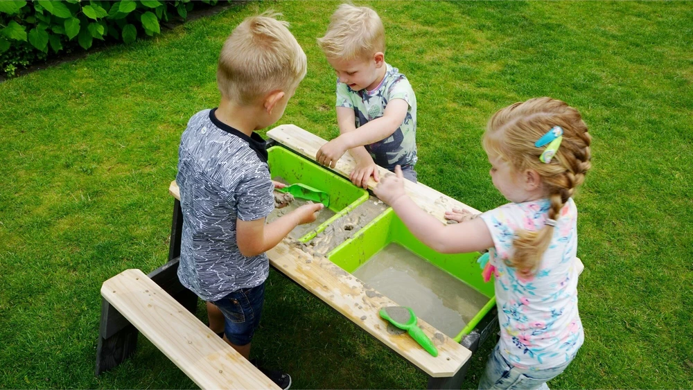 EXIT Aksent smėlio ir vandens pikniko stalas L (2 sėdimos vietos)