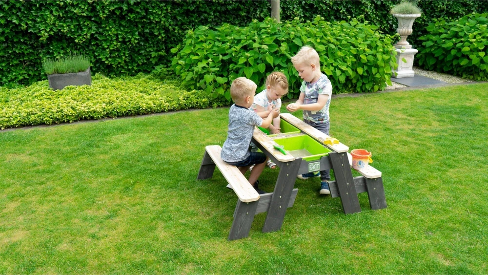 EXIT Aksent smėlio ir vandens pikniko stalas L (2 sėdimos vietos)