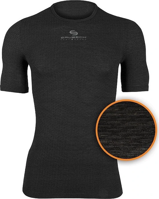 Unisex marškinėliai trumpomis rankovėmis Brubeck Multifunctional Base Layer