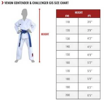 Vaikiškas karate kimono Venum Contender Kids