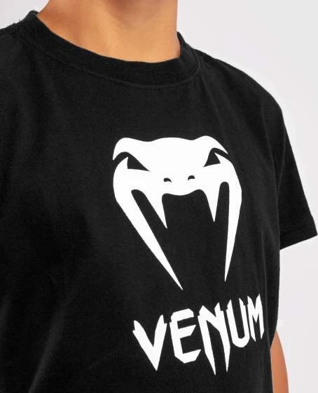 Marškinėliai Venum Classic vaikams, juodi