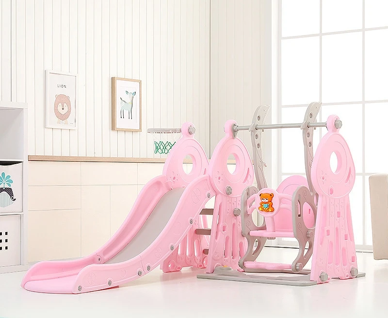 Children’s Slide w/ Swing & Basketball Hoop 4-in-1 inSPORTline Swingslide