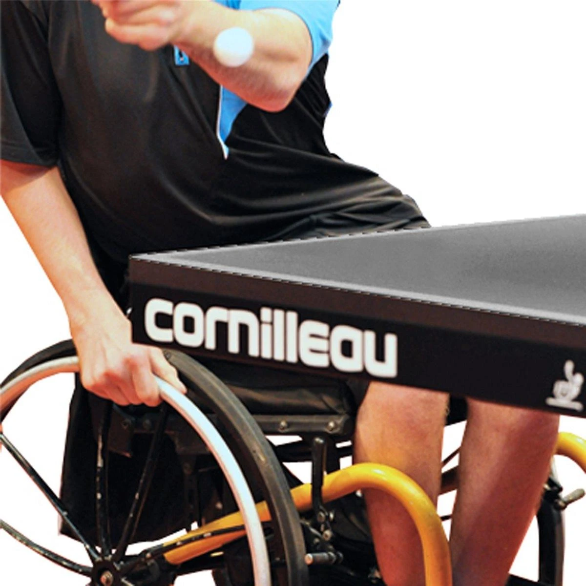 Varžybinis stalo teniso stalas Cornilleau 740 Indoor ITTF - Pilkas