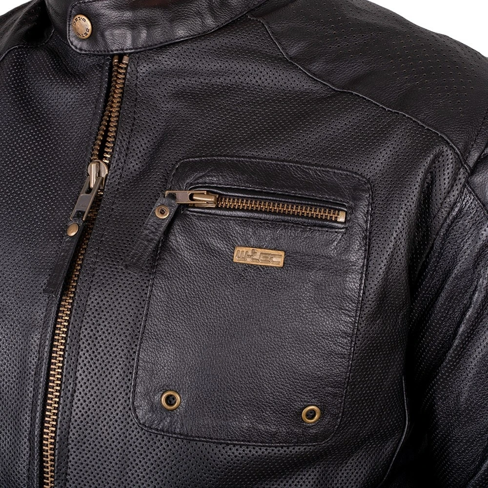 Vasarinė odinė moto striukė W-TEC Gradac