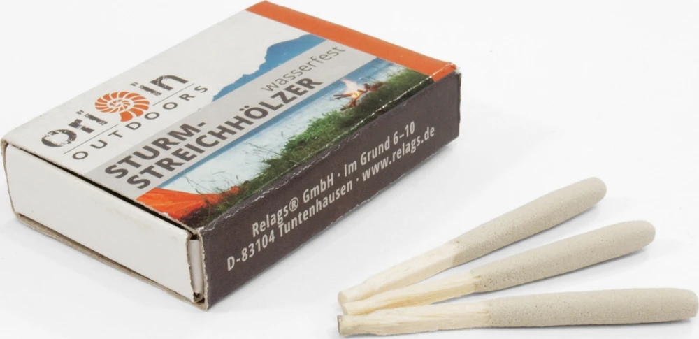 Neužpučiami degtukai Origin Outdoors, 10 dėžučių