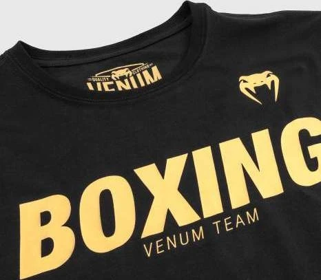 Venum Boxing VT marškinėliai – juoda/auksinė