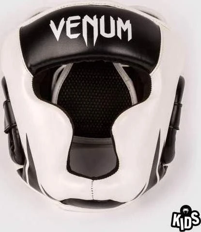 Venum Challenger vaikiškas šalmas, juodas/baltas