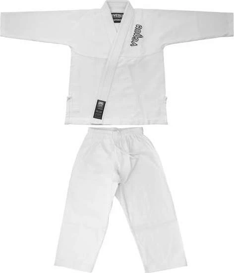 Venum Contender vaikiškas BJJ kimono (su nemokamu baltu diržu) – baltas