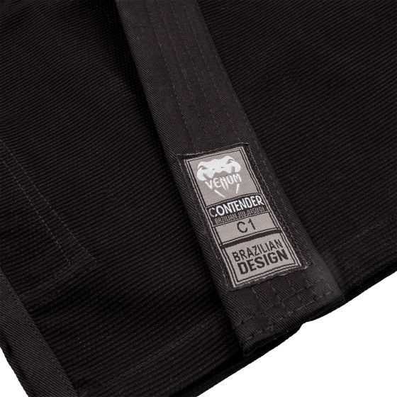 Venum Contender Kids BJJ Gi (Free baltas belt included) - Juodas