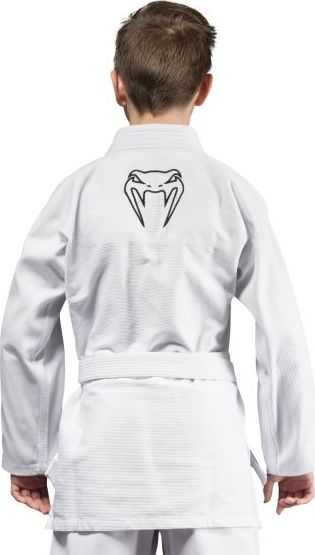 Venum Contender vaikiškas BJJ kimono (su nemokamu baltu diržu) – baltas