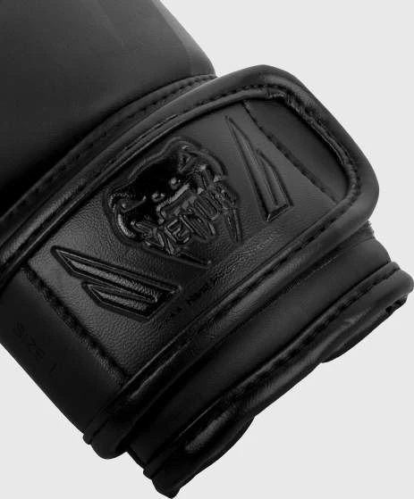 Vaikiškos bokso pirštinės Venum Elite Exclusive, matinės juodos