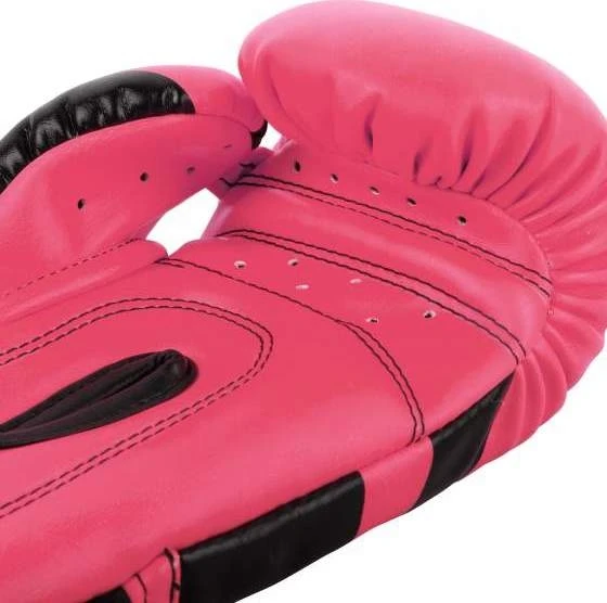 Venum Elite Kids Exclusive vaikiškos bokso pirštinės, fluorescencinės rožinės