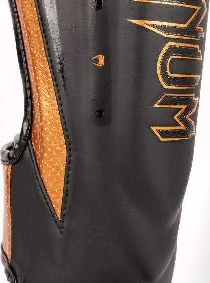 Venum Elite Evo Shinguards - Juodas/Bronze
