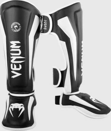 Blauzdų apsaugos Venum Elite Standup, juoda/balta