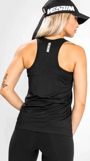 "Venum Essential" moteriška "Racer Back Tank Top" - Juoda
