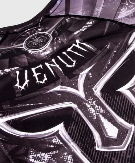 Venum Gladiator 3.0 marškinėliai (rashguard), trumpomis rankovėmis, juodi/balti