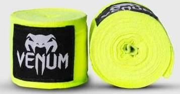 Venum Kontact bokso bintai 4 m neoniniai geltoni