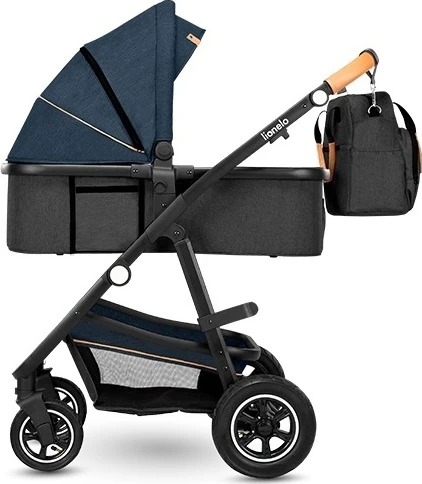 Vežimėlis Lionelo Amber 3in1 Mėlyna Navy