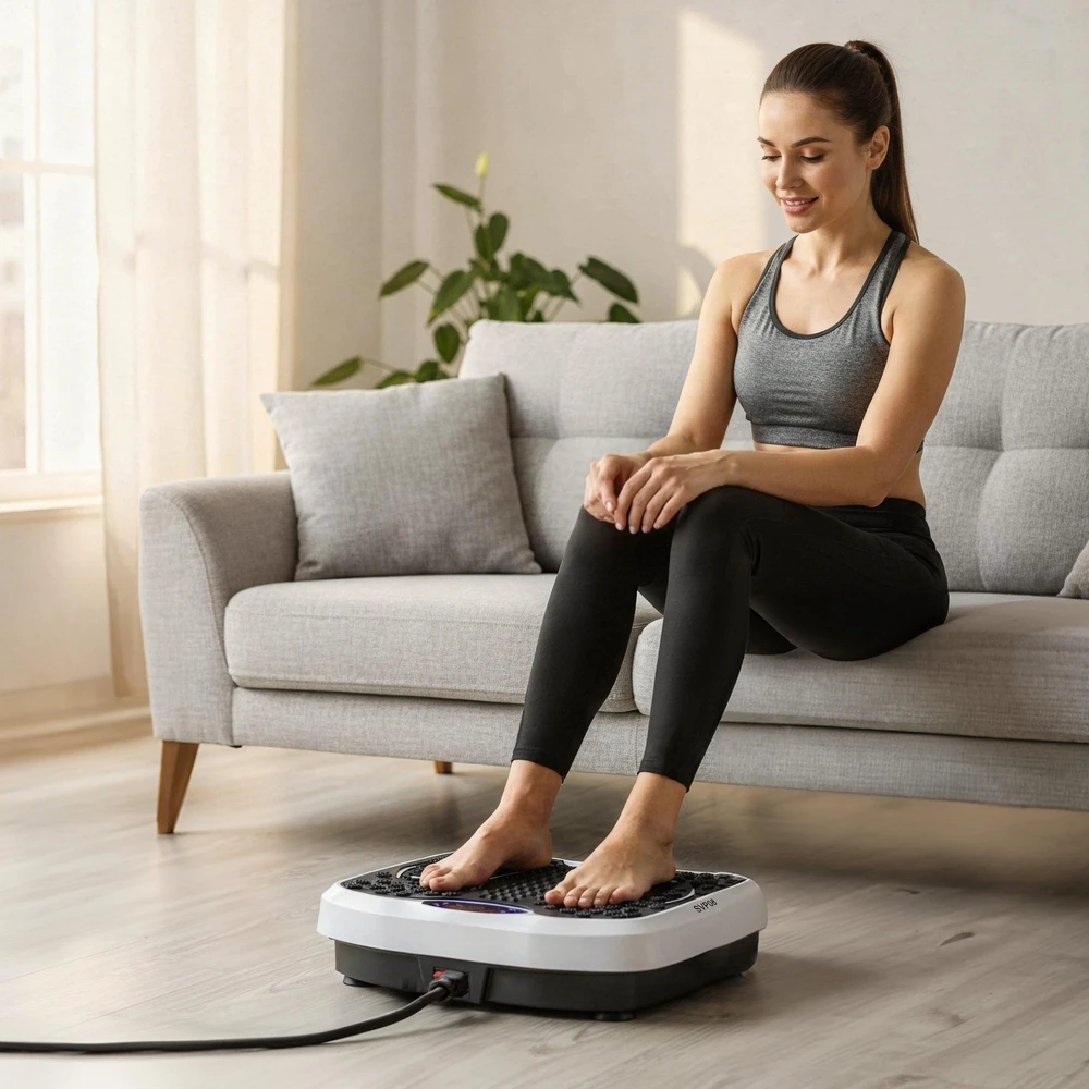 Vibracinė platforma su pasipriešinimo gumomis One Fitness SVP08