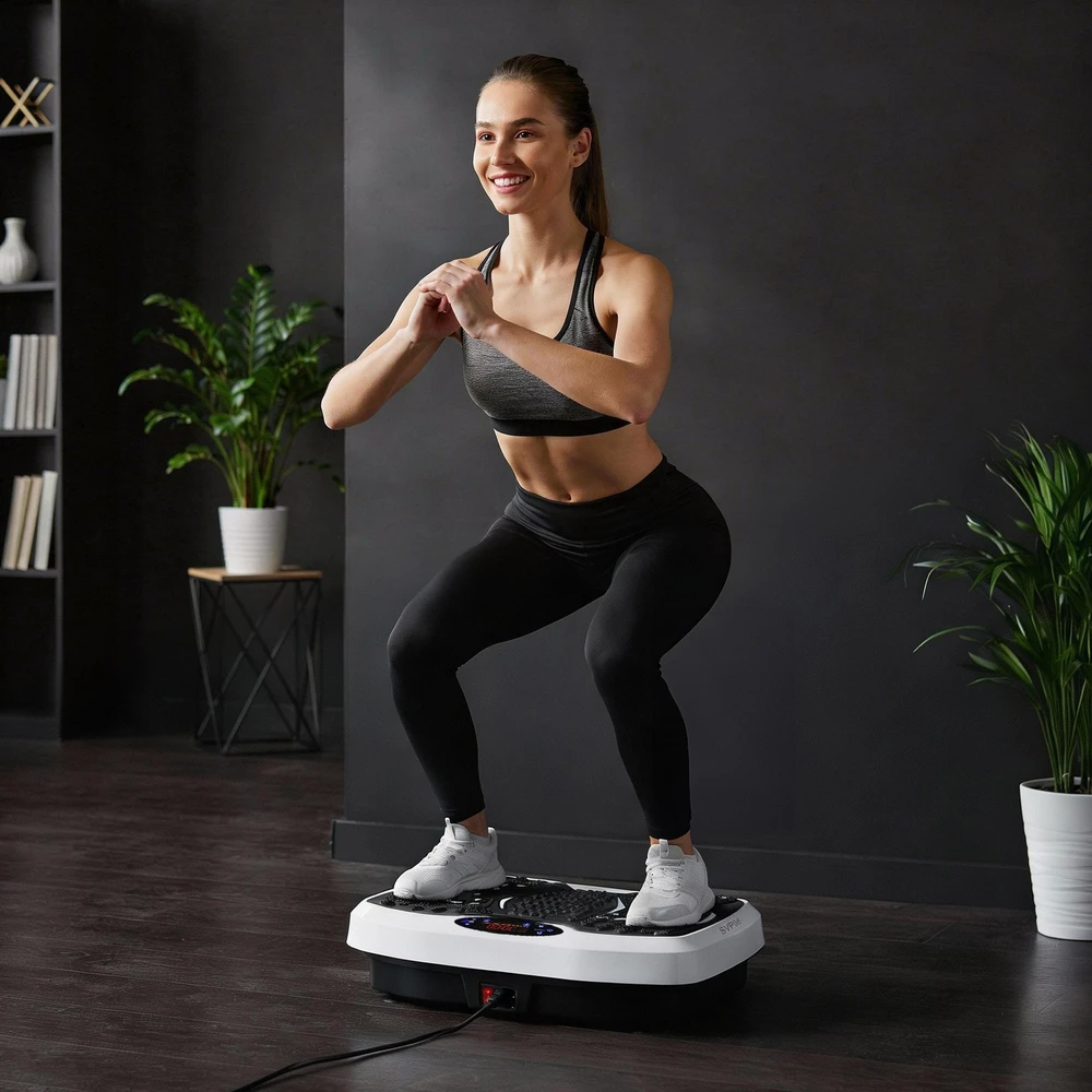 Vibracinė platforma su pasipriešinimo gumomis One Fitness SVP08