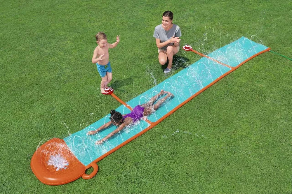 Vandens čiuožykla Bestway H2OGO StompBlast 488 cm